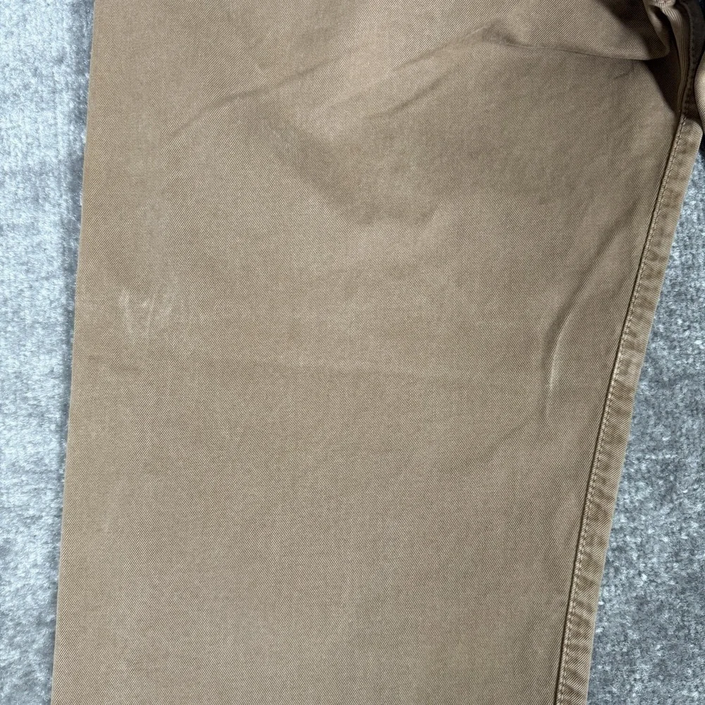 Vintage Banana Republic Pants Men's 33R Brown Straight Leg Button‎ Fly Greece